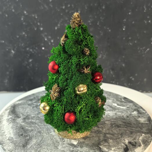 Эко-елочка из стабилизированного мха