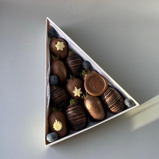 Клубника в шоколаде"Новогодняя ёлка " (10 клубник)