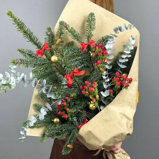 Уютный банч с ароматным нобилисом и яркими ягодками 🤩