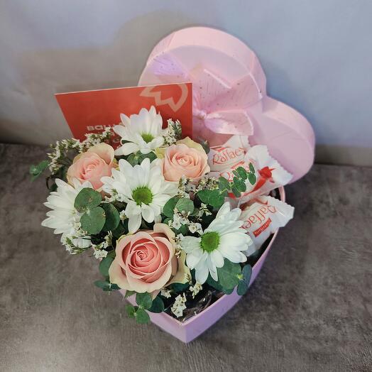 Цветы в коробке🎁🤗