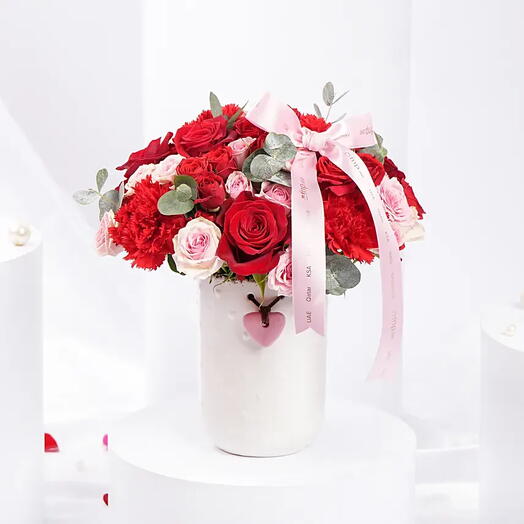 Valentine Romance Flower Arrangement