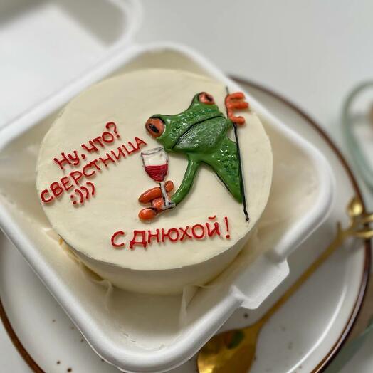 Бенто торт "С днюхой, сверстница!"