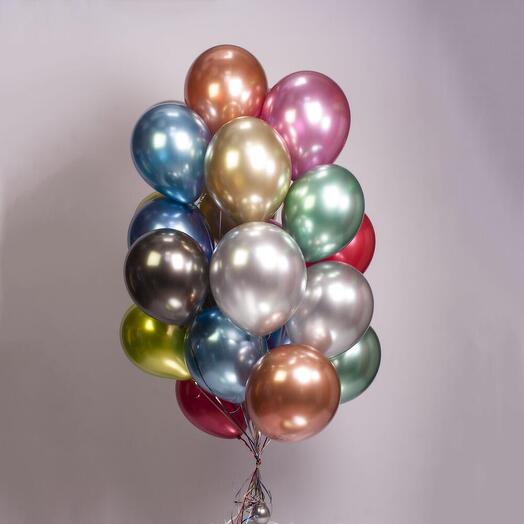 Helium balloons set 25