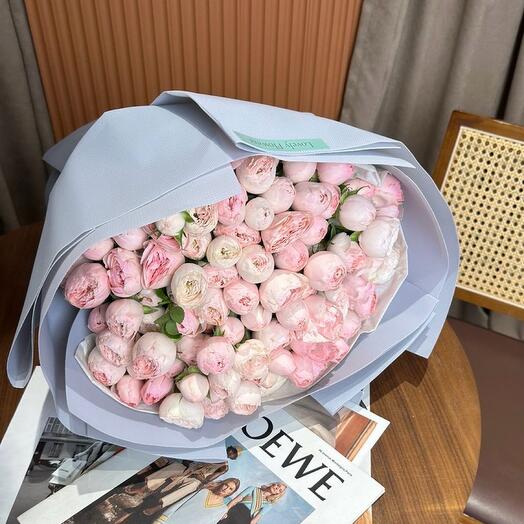 Пионовидный букет