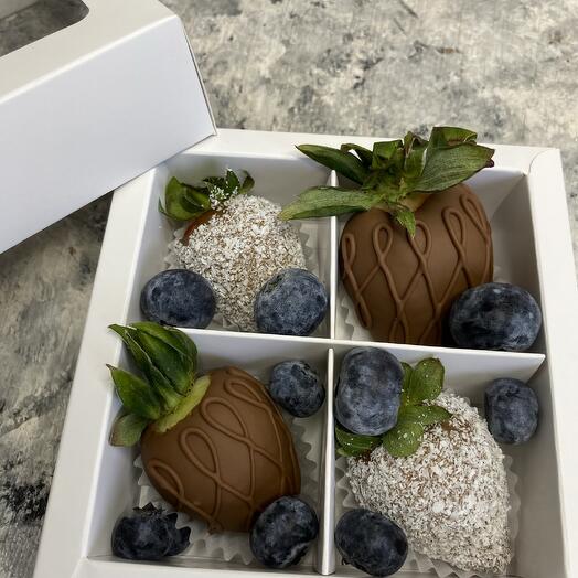 160. Caja de fresas