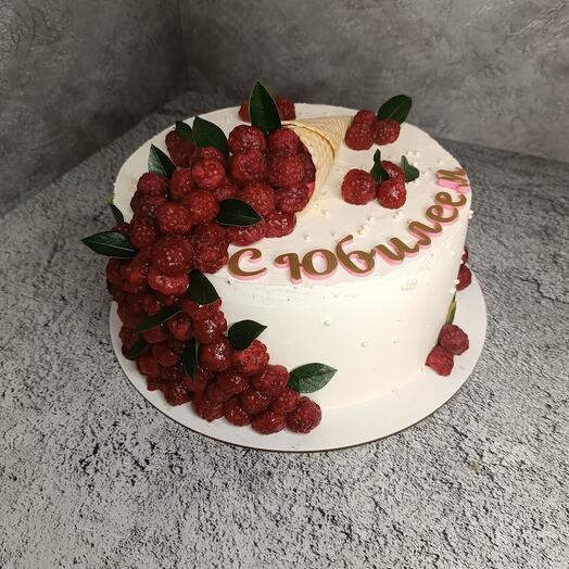 Торт Малиновый рожок