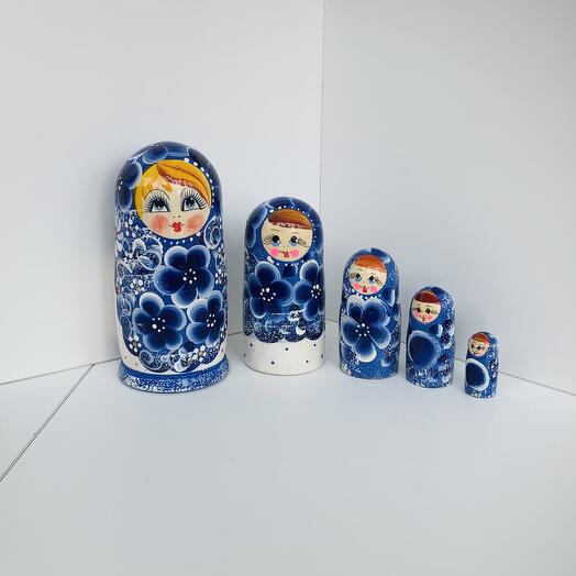 Матрешка, Гжель, 5 мест