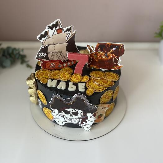 Торт 2 кг «пиратская вечеринка»