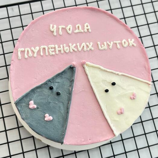 Бенто торт розовый