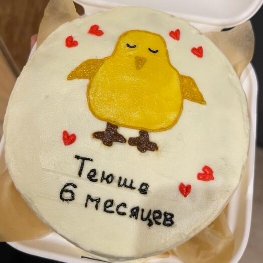 Бенто торт с цыпленком