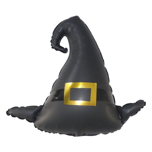 Воздушный шар черный шляпа Ведьмы. Helium balloon black Witch Hat