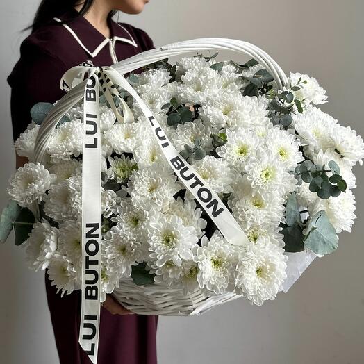 Композиция из хризантем, размер L