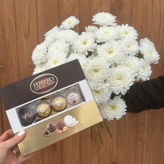 КОМБО НАБОР 2 к 1 сентября ❗Хризантемы+FerreroRoche