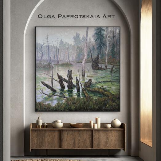 Осенний пейзаж «Тишина»