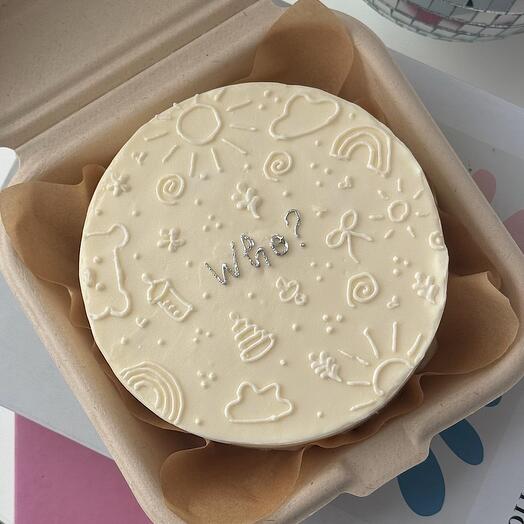 Бенто торт на гендер пати, гендерный торт для определения пола малыша 💘