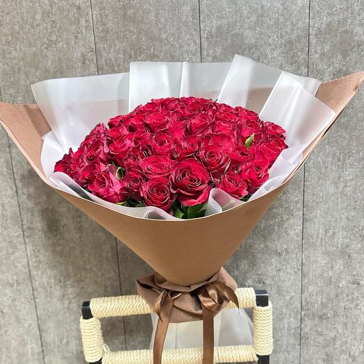 Букет из 51 розы🔥🌹