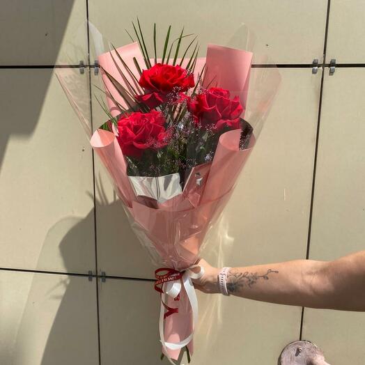 Французские розы 80 см