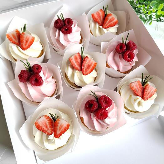 Капкейки "Ягодный Восторг"