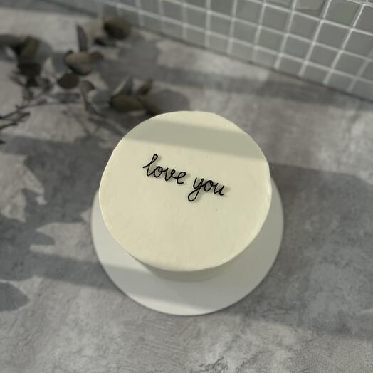 Бенто торт М love you люблю тебя девушке жене мужу парню