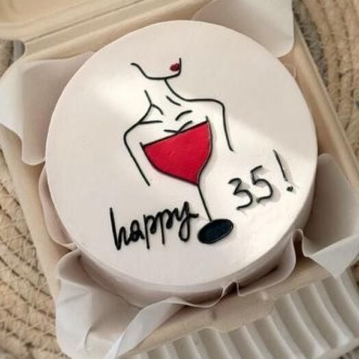ПП бенто торт без сахара без глютена happy birthday с днем рождения