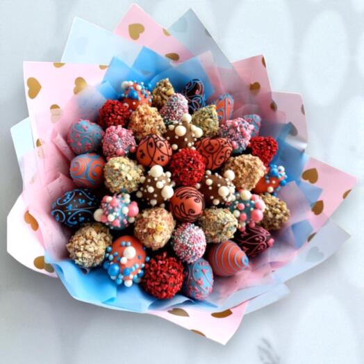 Букет 37 клубник в шоколаде арт. 3684