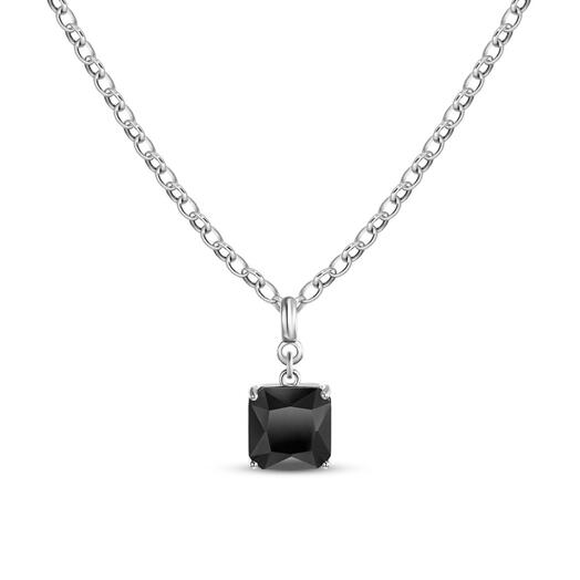 Подвеска с черным кристаллом Swarovski