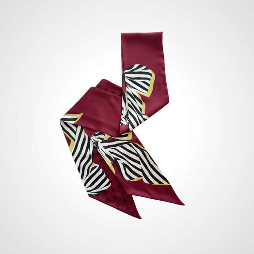 Лента твилли 150х10см бордовый