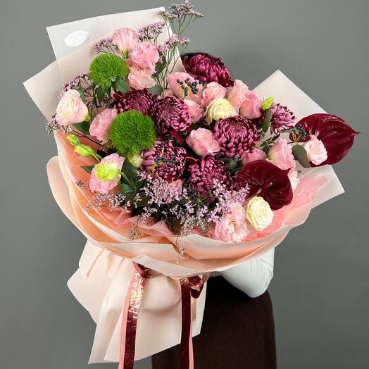 Цветы Букет Art Flowers Мокко