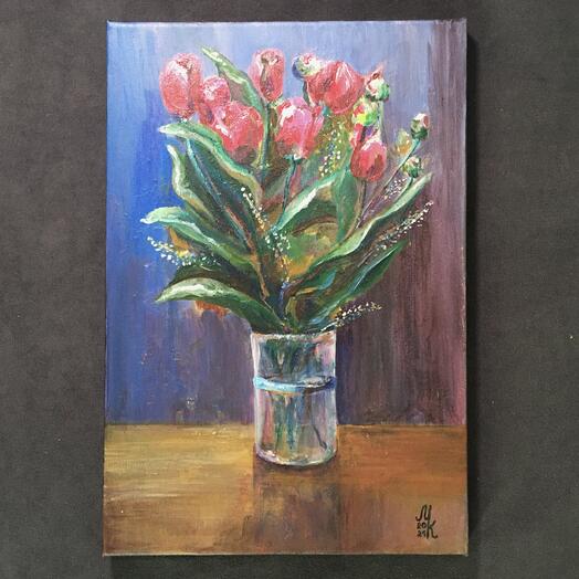 Букет цветов «Тюльпаны»