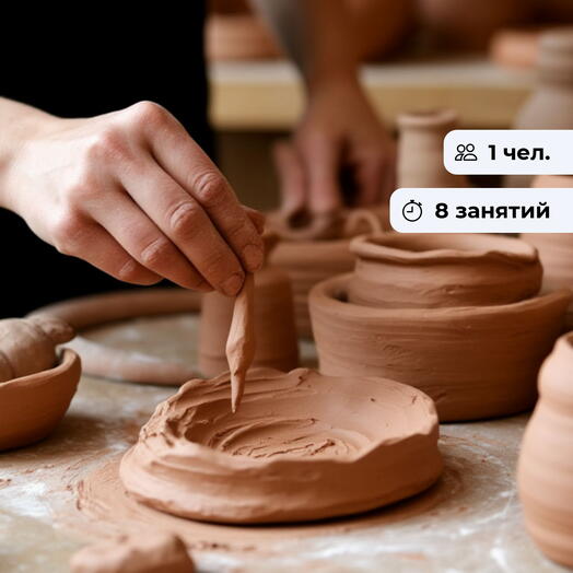 Секреты мастерства.  Индивидуальный курс занятий по ручной лепке из глины