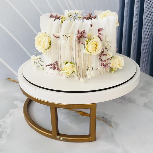 Торт с цветами