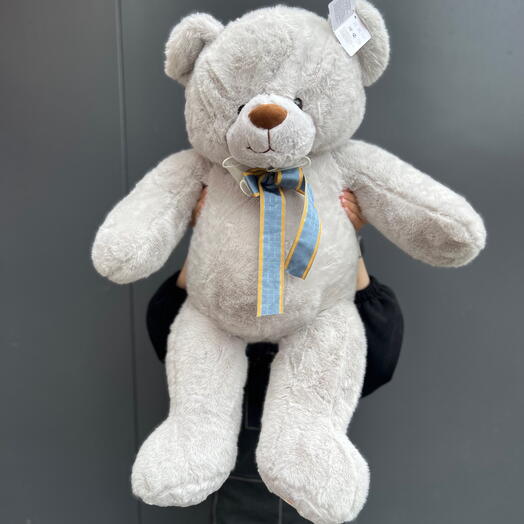 Медведь серый с бантом