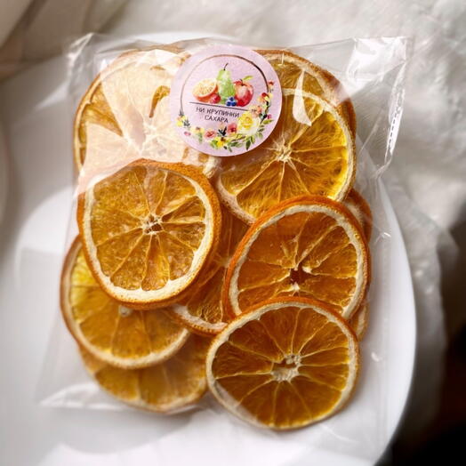 Фруктовые чипсы из апельсина