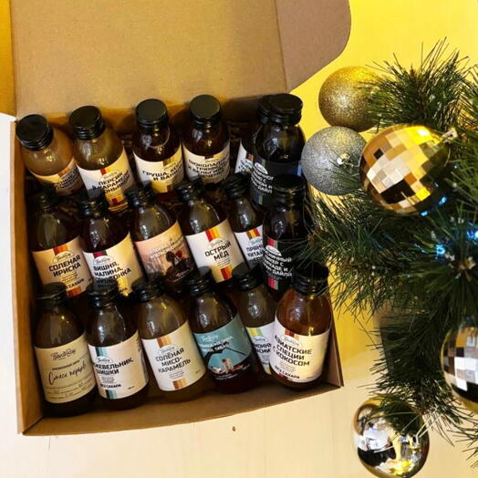 Set of syrups Flavor Bay 18x100ml in a gift box