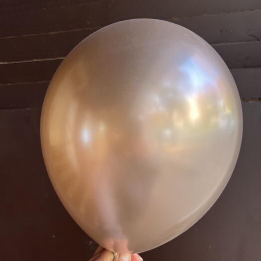 Шар с гелием Шампань хром