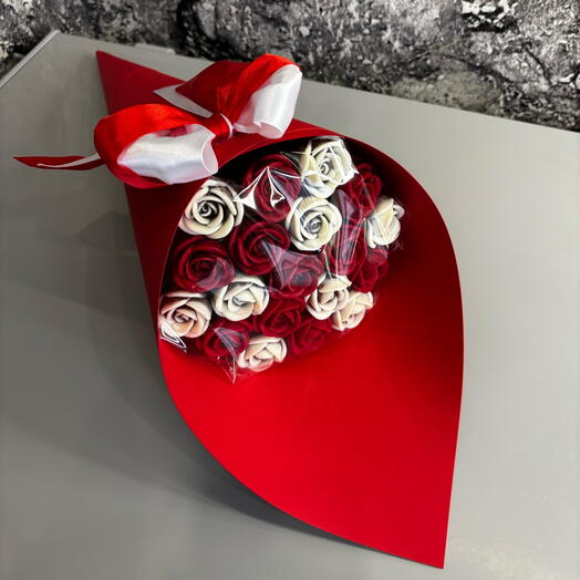 Букет из 19 роз 6