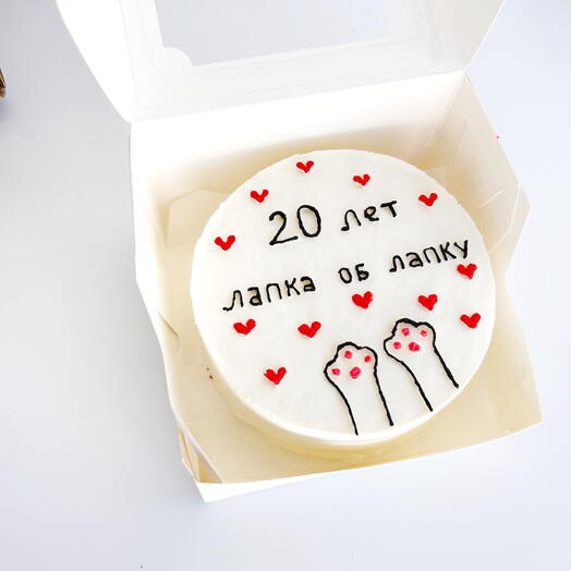 Бенто-торт « лет лапка об лапку»