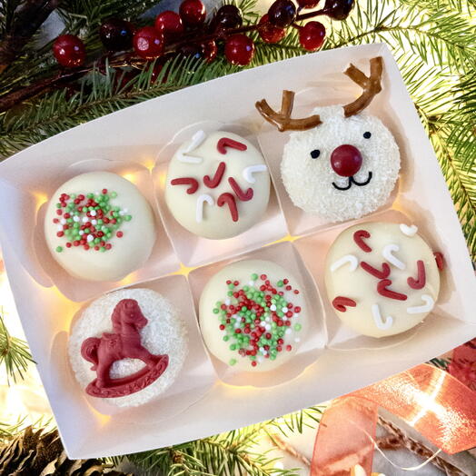 Моти 6 шт «Новогодние Хо-Хо-Хо» | Новый год | Тайный санта