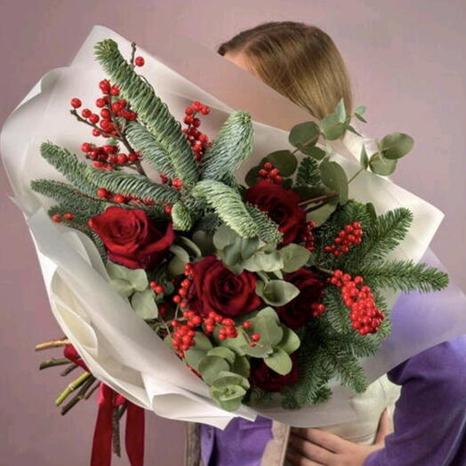 Новогодная красивая  композиция