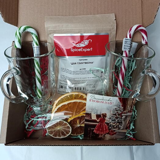Подарочный набор для приготовления глинтвейна Glintwein Time