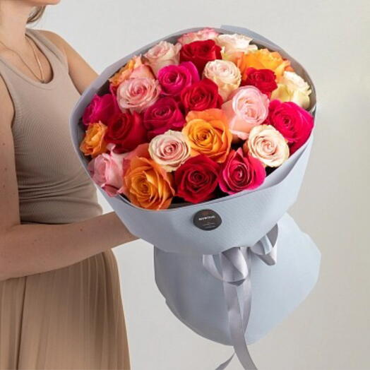 Розы микс  в букете