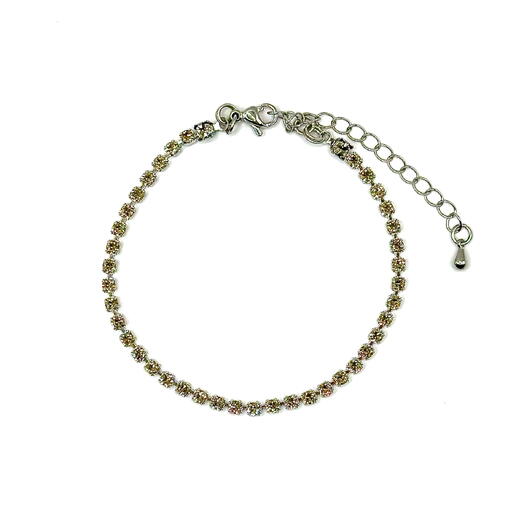 Браслет с кристаллами Swarovski Greige