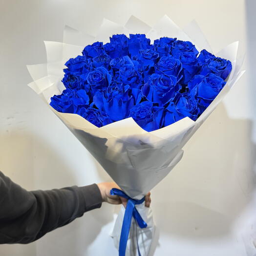 Синие розы 💙/букет роз