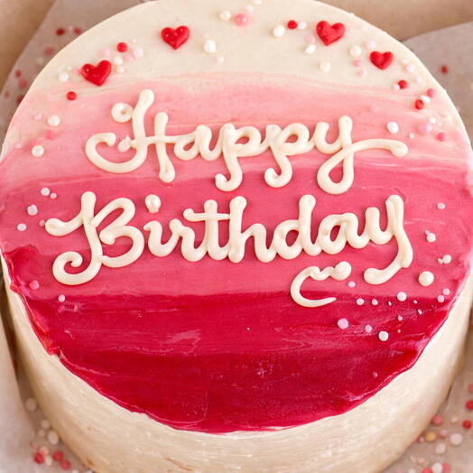 Lipstick Love – Vanilla Bento Cake