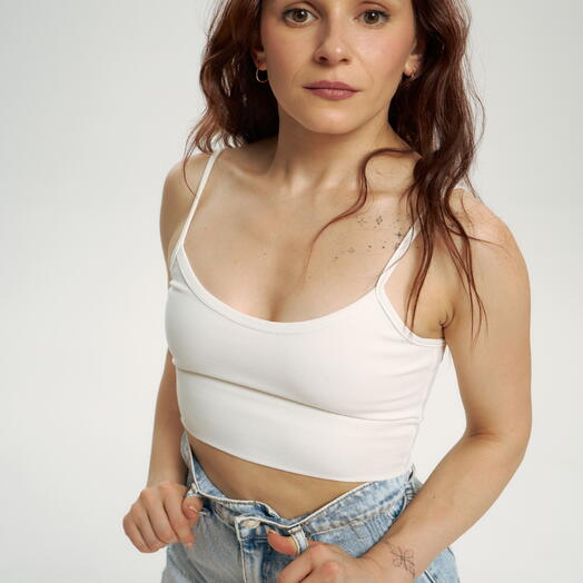 Women's white top
