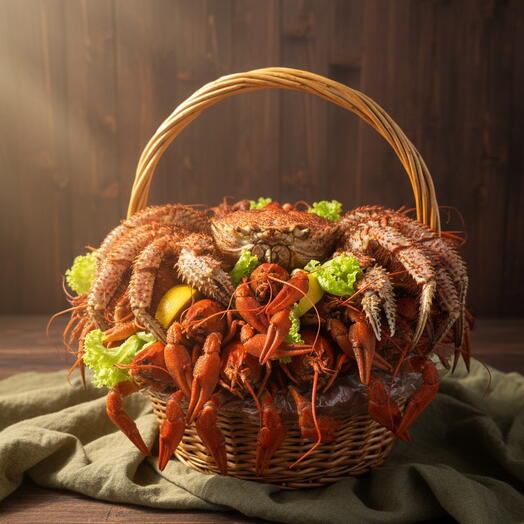 Корзины с раками