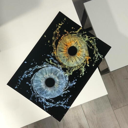 Парная фотосессия радужек глаз А5 к 8 марта