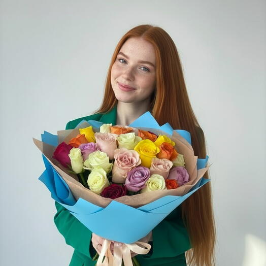 Розы Кения микс 25шт