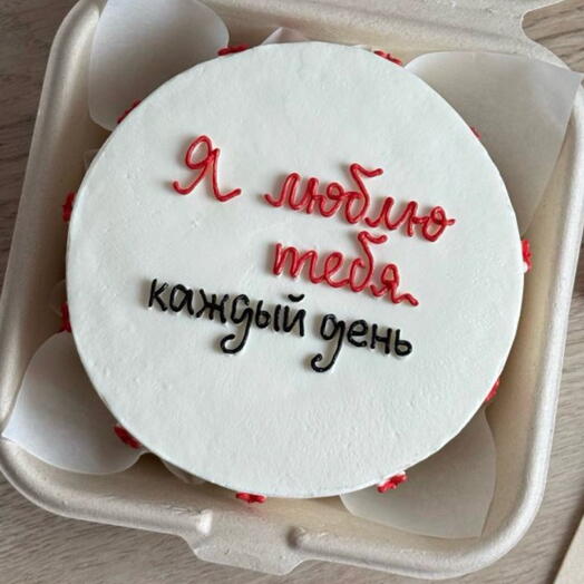 Бенто торт люблю тебя каждый день