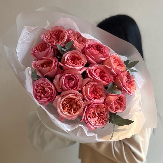 Все цветы для тебя 💐пион розы , эвкалипт